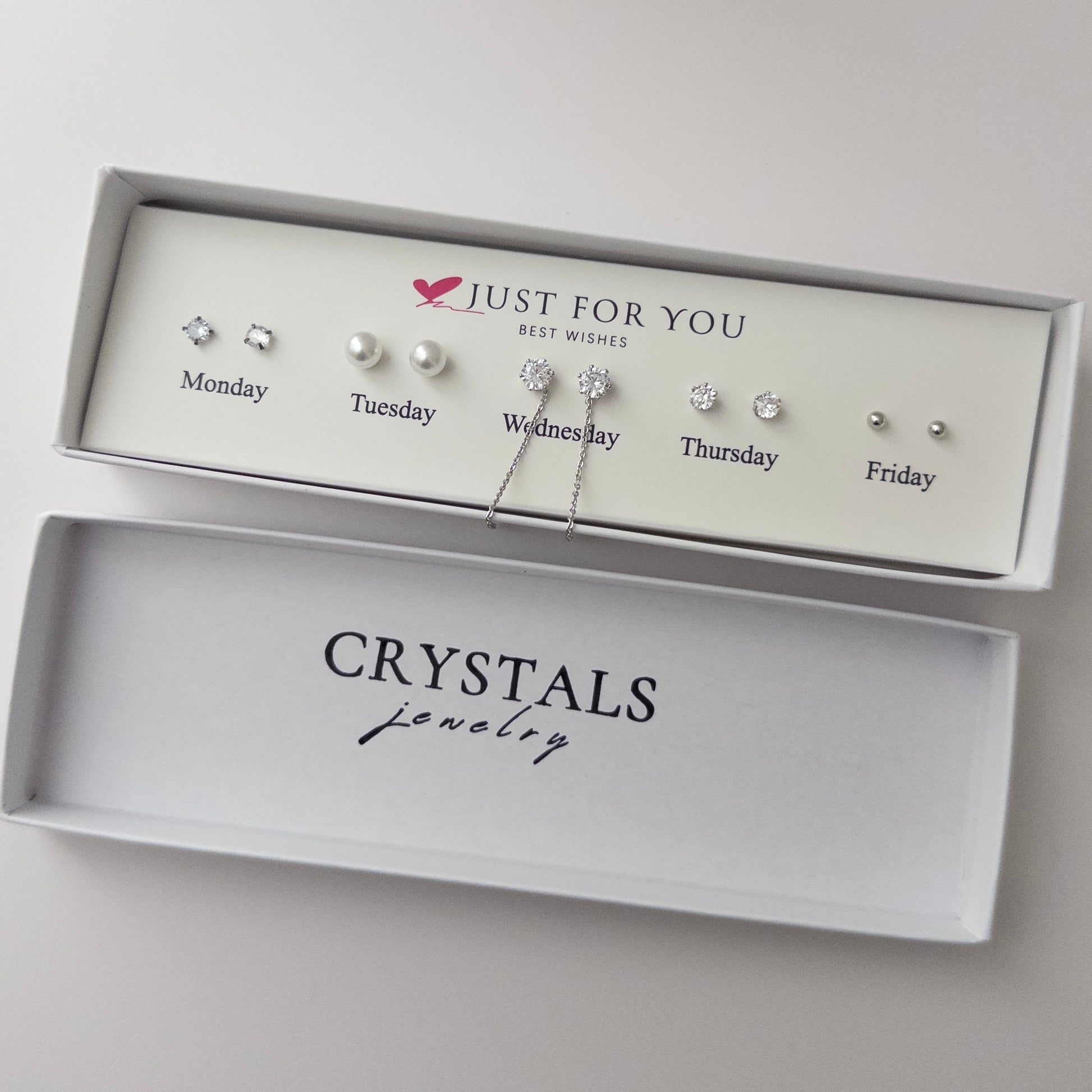 EARRINGS SET SILVER