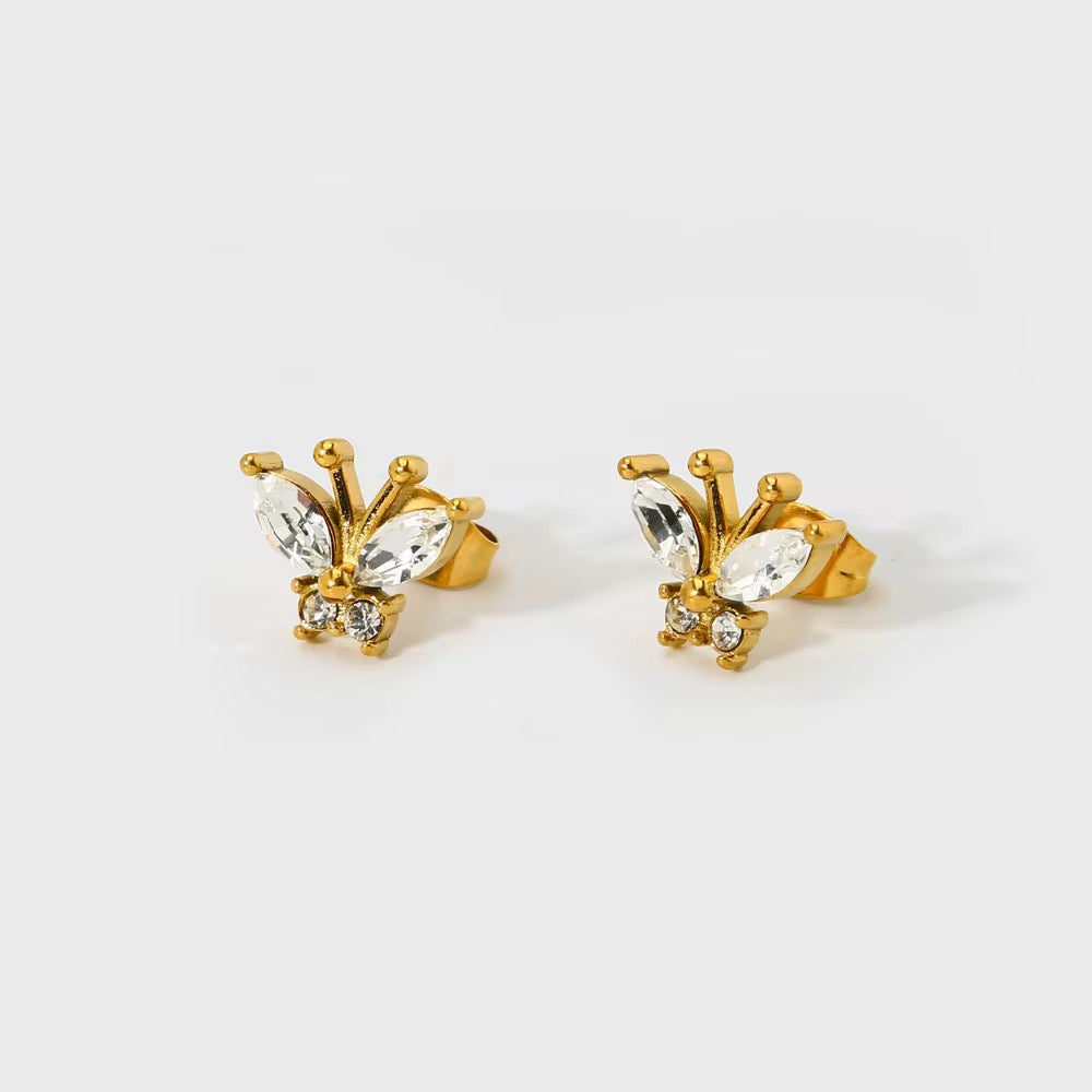 BUTTERFLY SET NECKLACE + EARRINGS