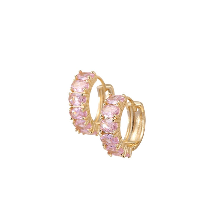 VICKY HOOPS PINK