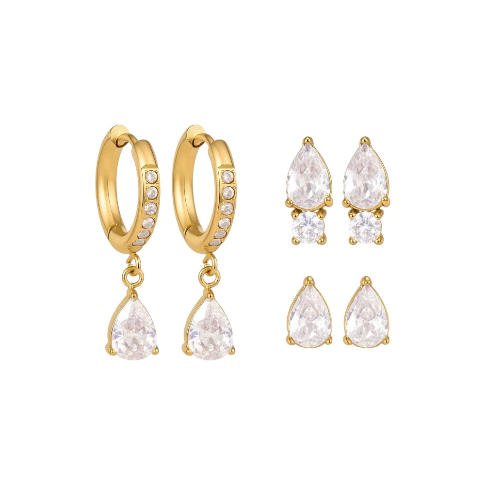 EARRINGS BRILLO SET 💧