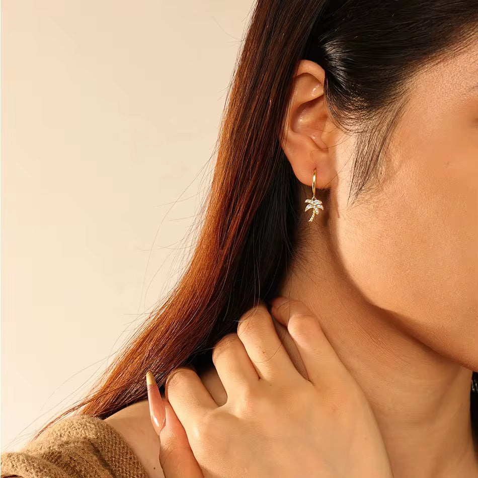 PALM MINI EARRINGS