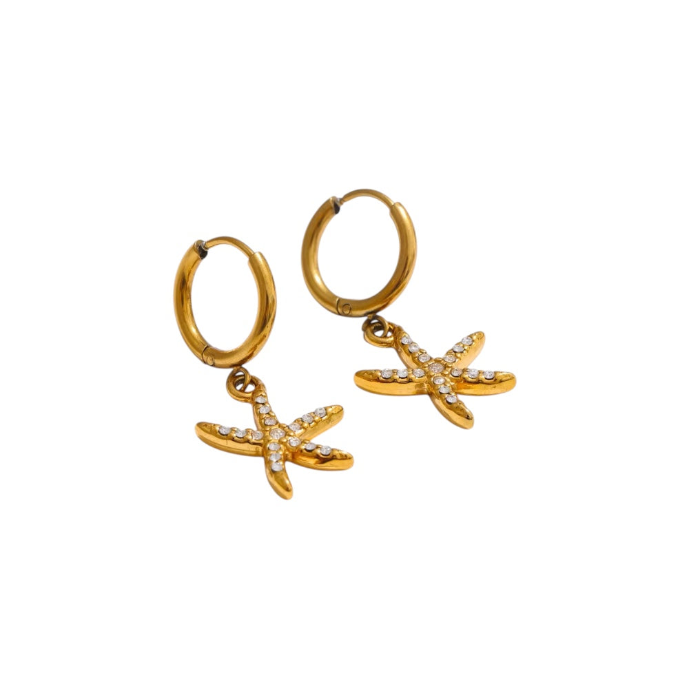 STAR FISH MINI EARRINGS