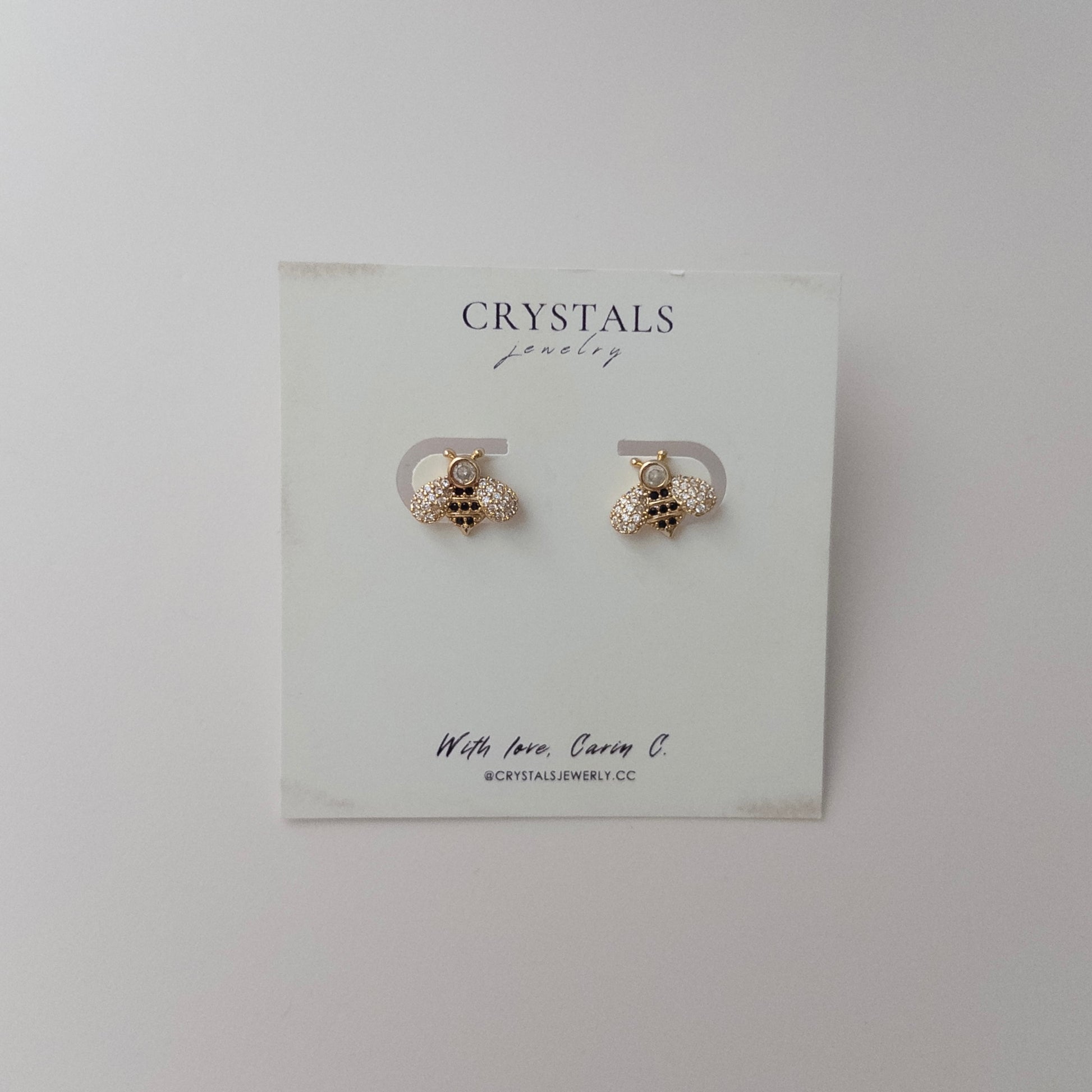 MINI BEE EARRINGS