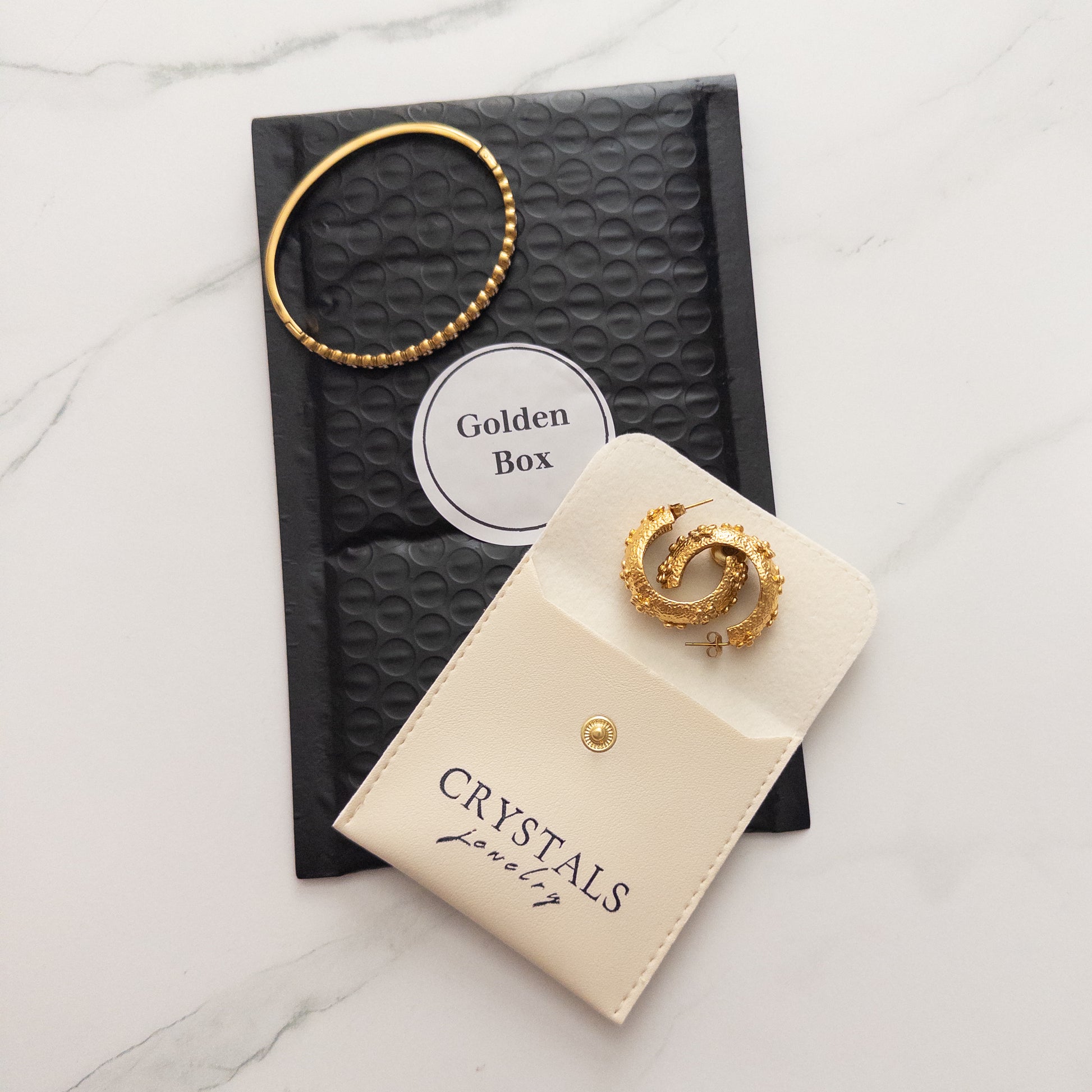 GOLDEN BOX SUSCRIPTION -2 pieces of jewelry